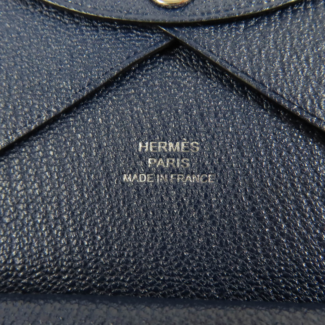 Pristine HERMES Coin case Calvi duo Shave Women