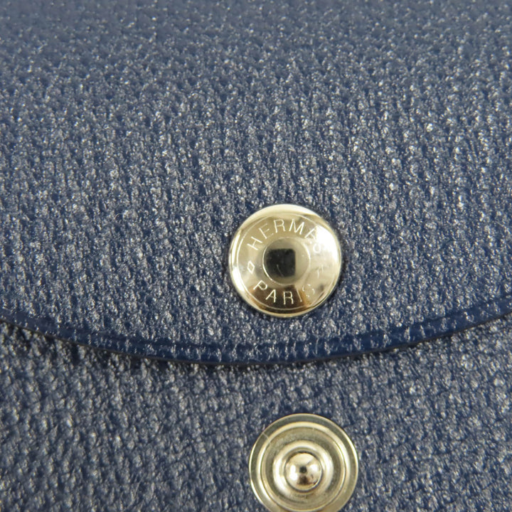 Pristine HERMES Coin case Calvi duo Shave Women