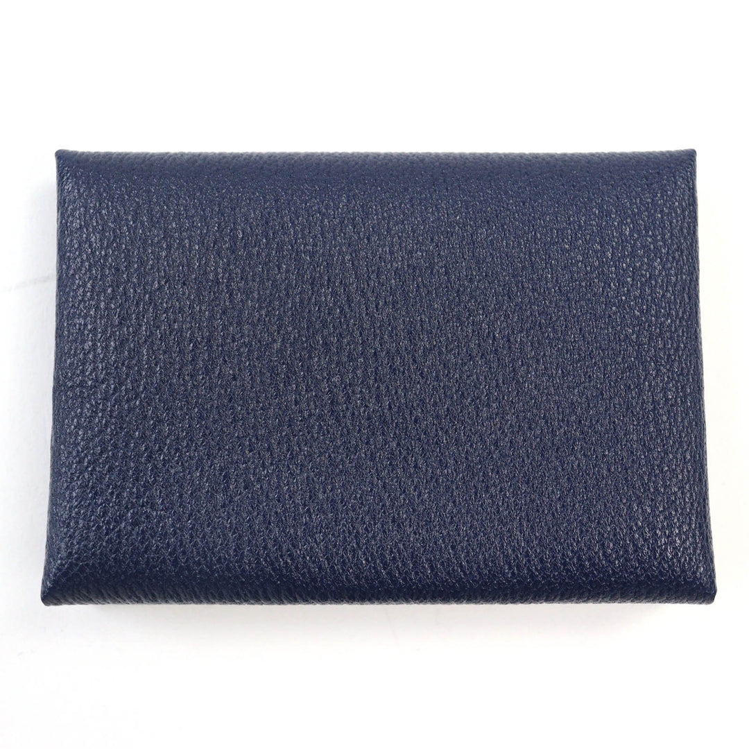 Pristine HERMES Coin case Calvi duo Shave Women