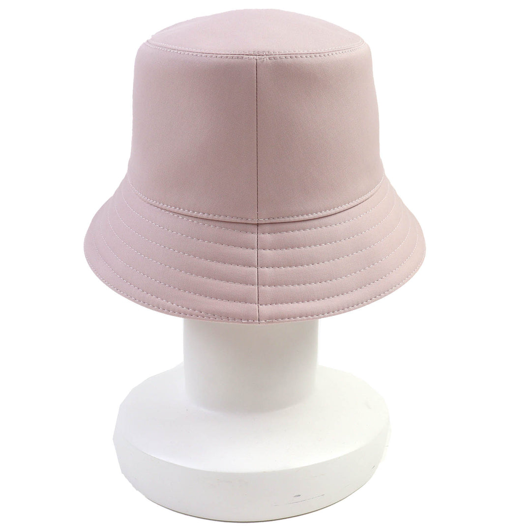 Pristine HERMES hat Harper Nautic H logo bucket hat pink cotton Women 58