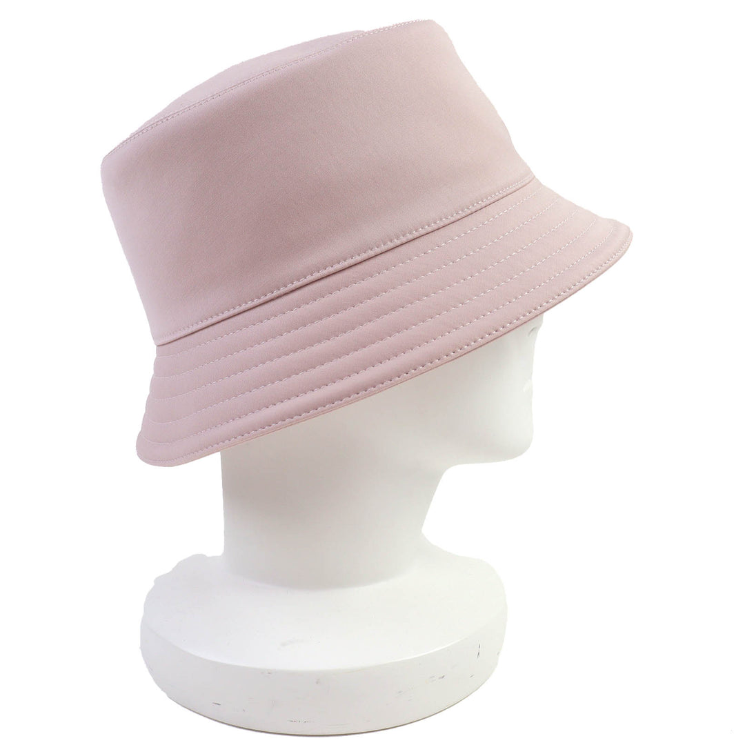 Pristine HERMES hat Harper Nautic H logo bucket hat pink cotton Women 58