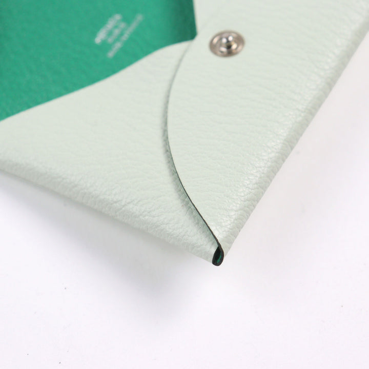 Pristine HERMES Coin case Calvi Verso Chvre with box