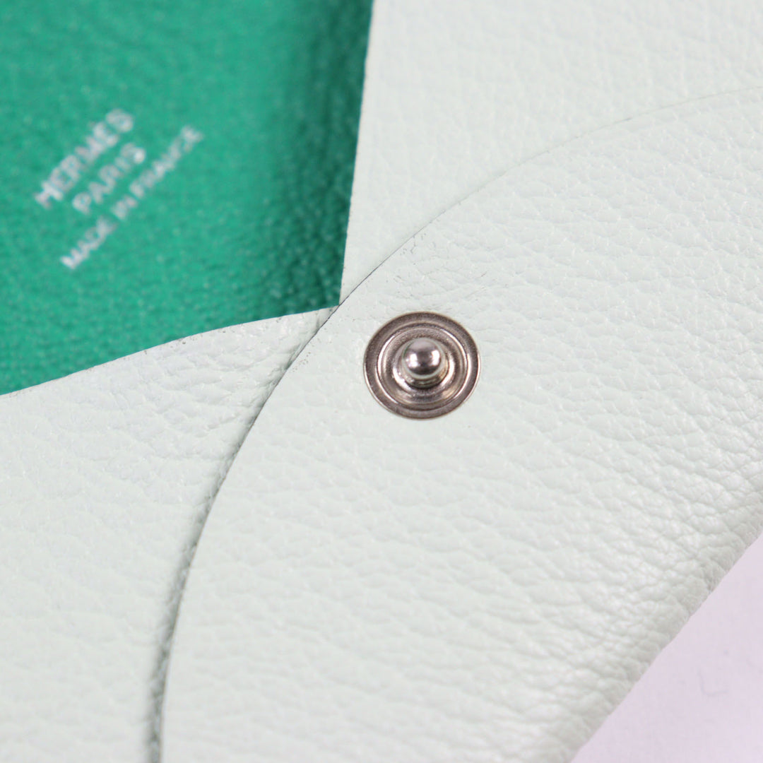 Pristine HERMES Coin case Calvi Verso Chvre with box