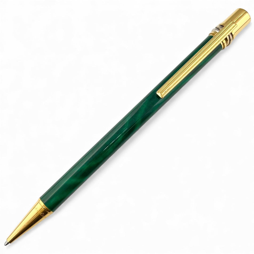 Very Good Cartier Ballpoint pen Trinity 89s Malachite mens