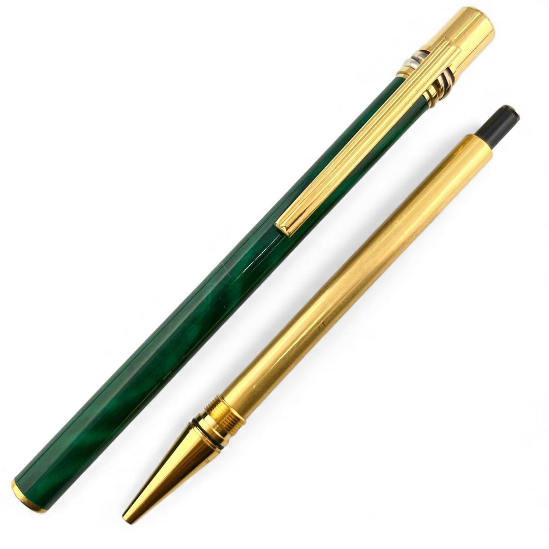 Very Good Cartier Ballpoint pen Trinity 89s Malachite mens