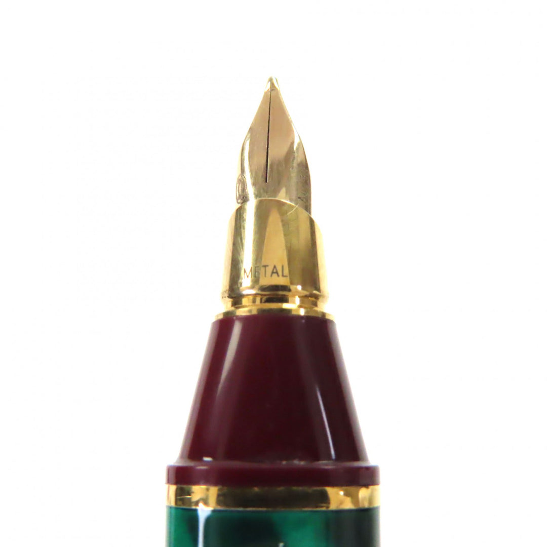 Great Cartier fountain pen Must de Cartier Trinity Marble green 18K mens