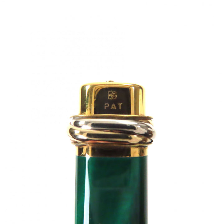 Great Cartier fountain pen Must de Cartier Trinity Marble green 18K mens