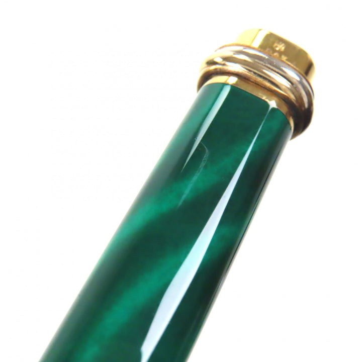 Great Cartier fountain pen Must de Cartier Trinity Marble green 18K mens