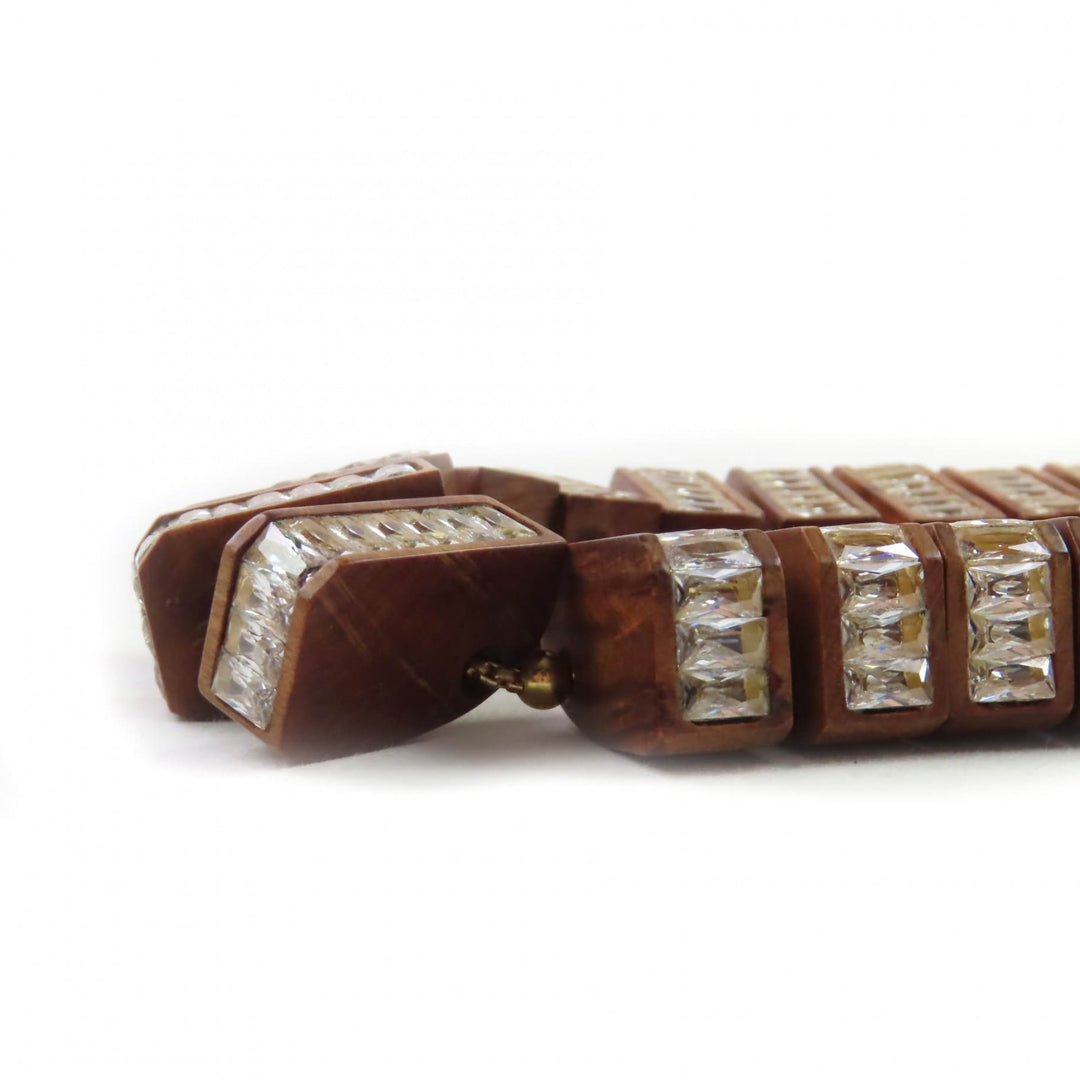 Great BOTTEGAVENETA choker Necklace Brown Radhika Wood Women