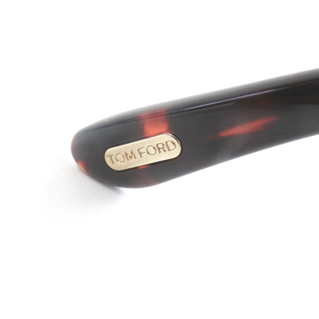 Excellent TOM FORD Glasses Marble Pattern Wellington Pink Clear Brown mens TF5878-B