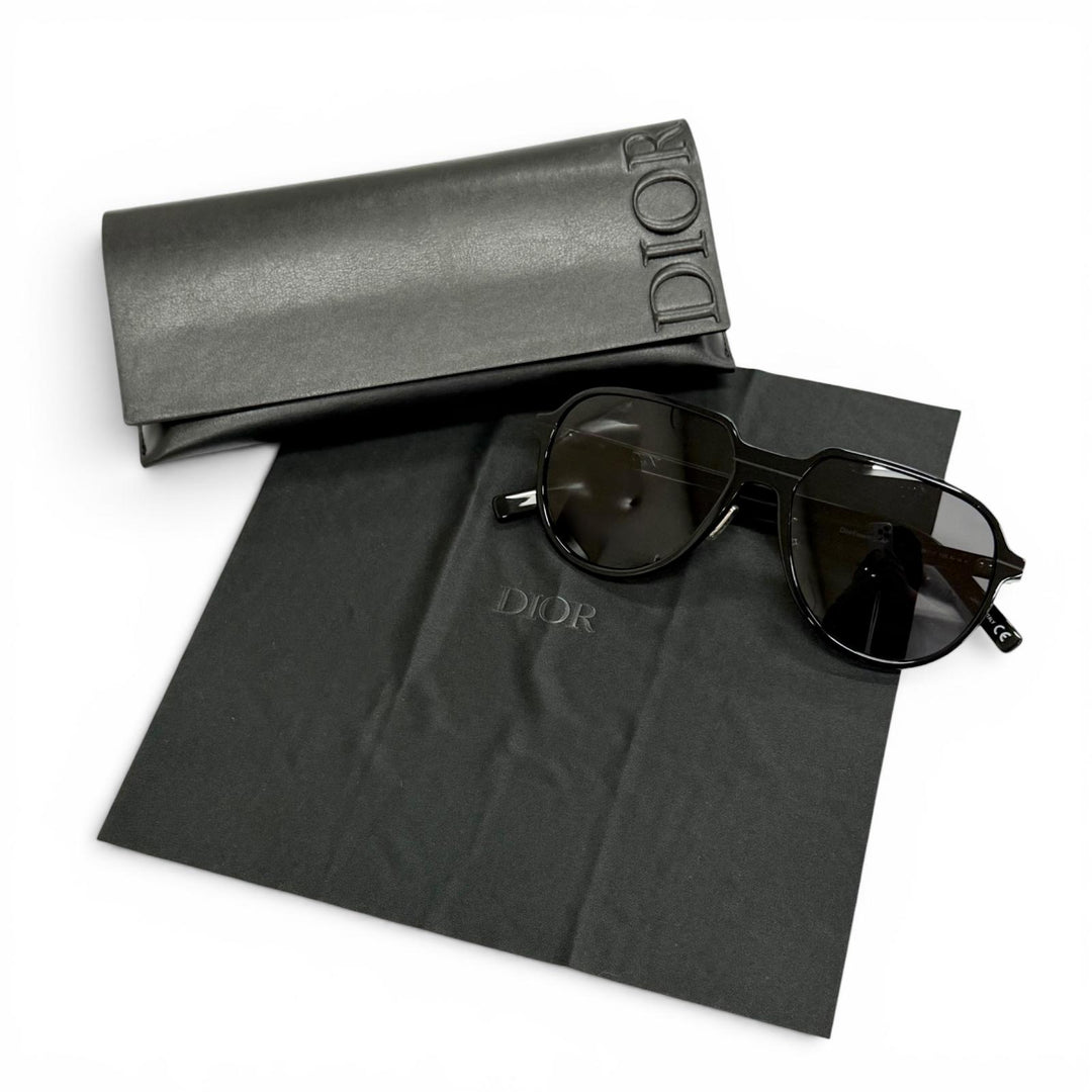 Very Good DIOR sunglasses Dior Essential AF CD logo black mens