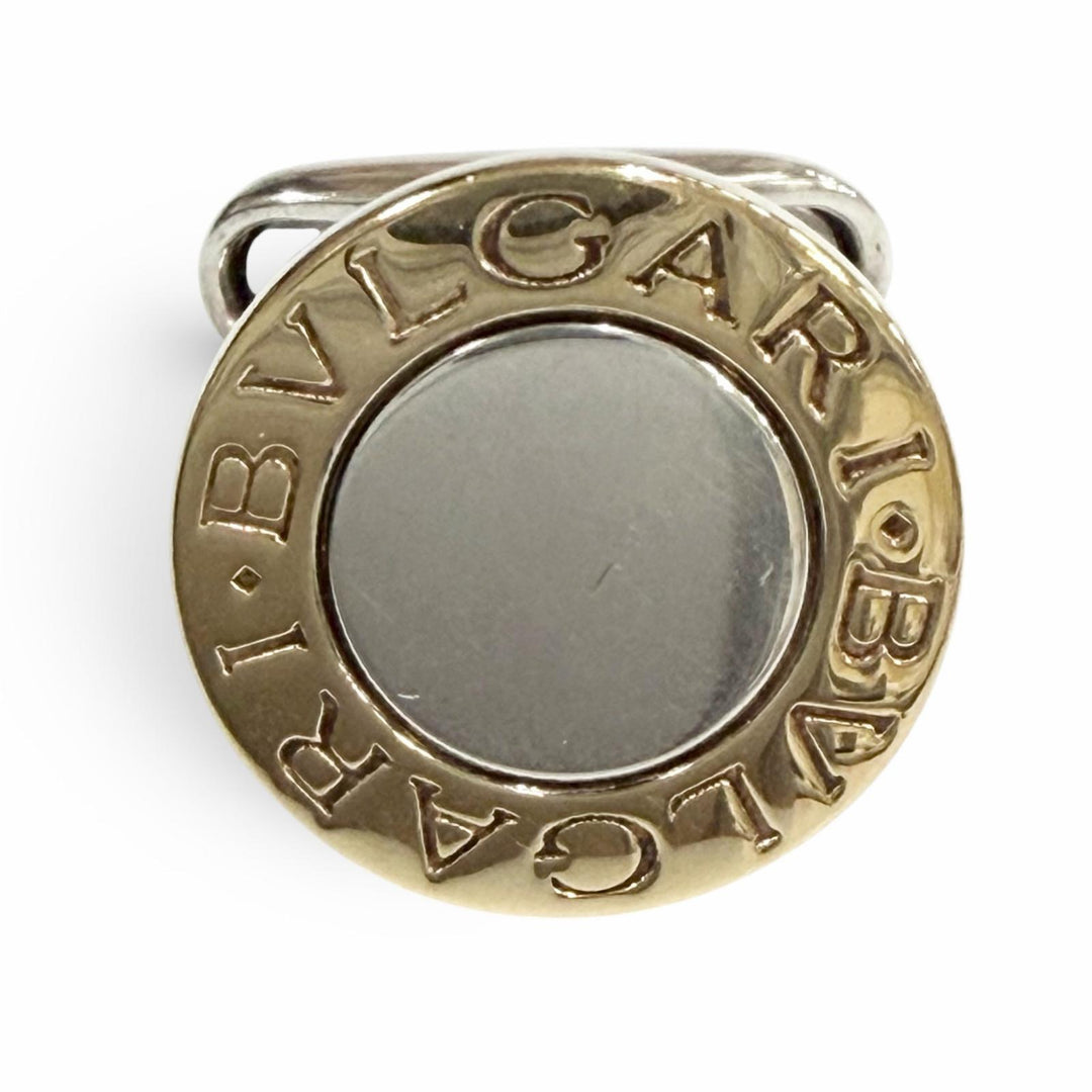 Great BVLGARI Cufflinks cufflinks Bulgari Bulgari Silver 925 mens