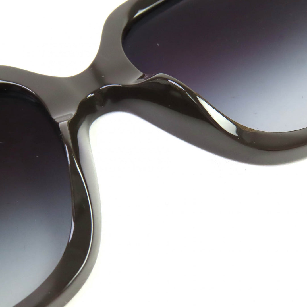 Excellent CHANEL COCO Mark Square Shape Eyewear Sunglasses Current Model Black 5532-A