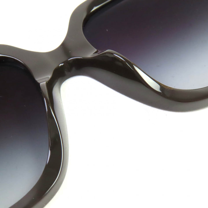 Excellent CHANEL COCO Mark Square Shape Eyewear Sunglasses Current Model Black 5532-A
