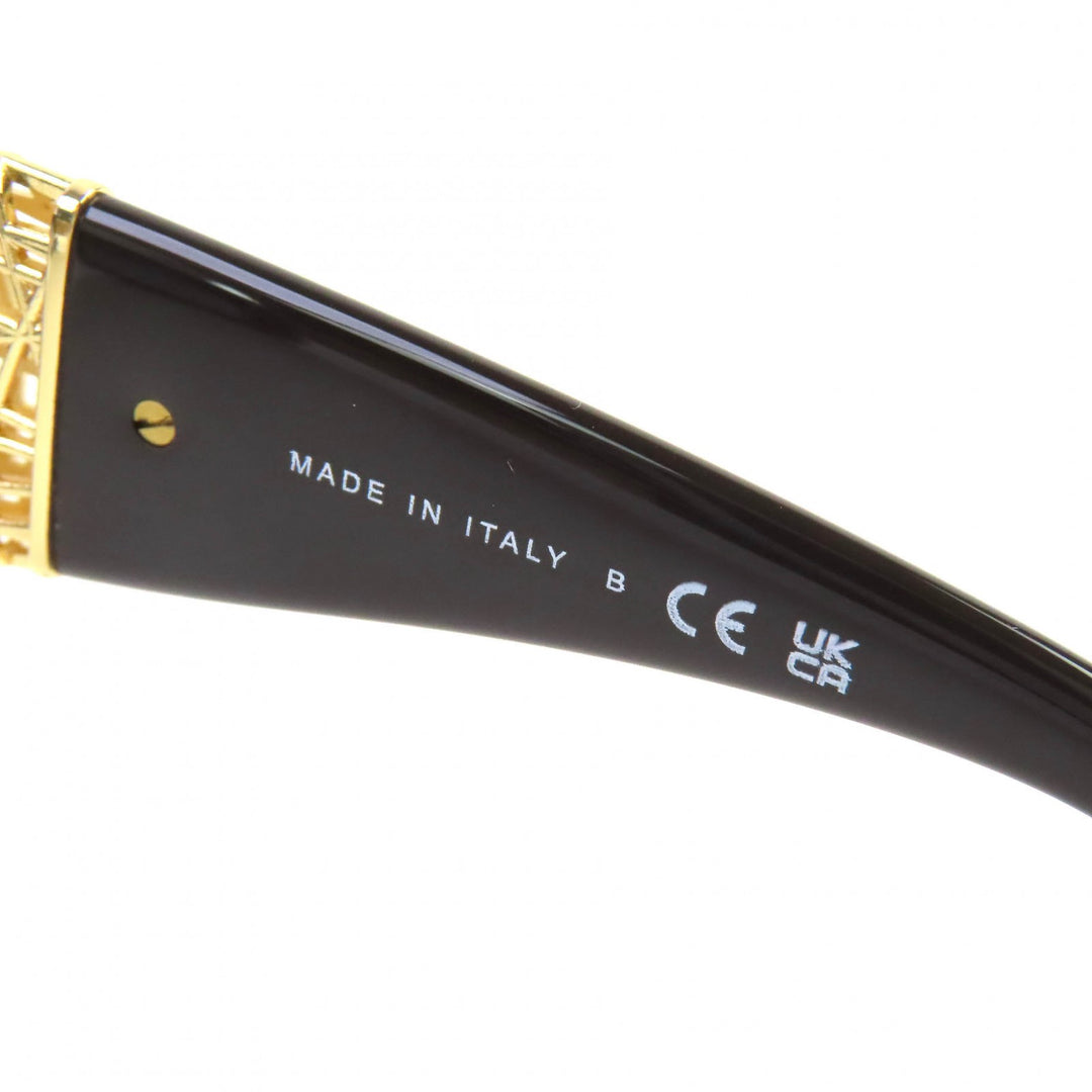 Excellent CHANEL COCO Mark Square Shape Eyewear Sunglasses Current Model Black 5532-A