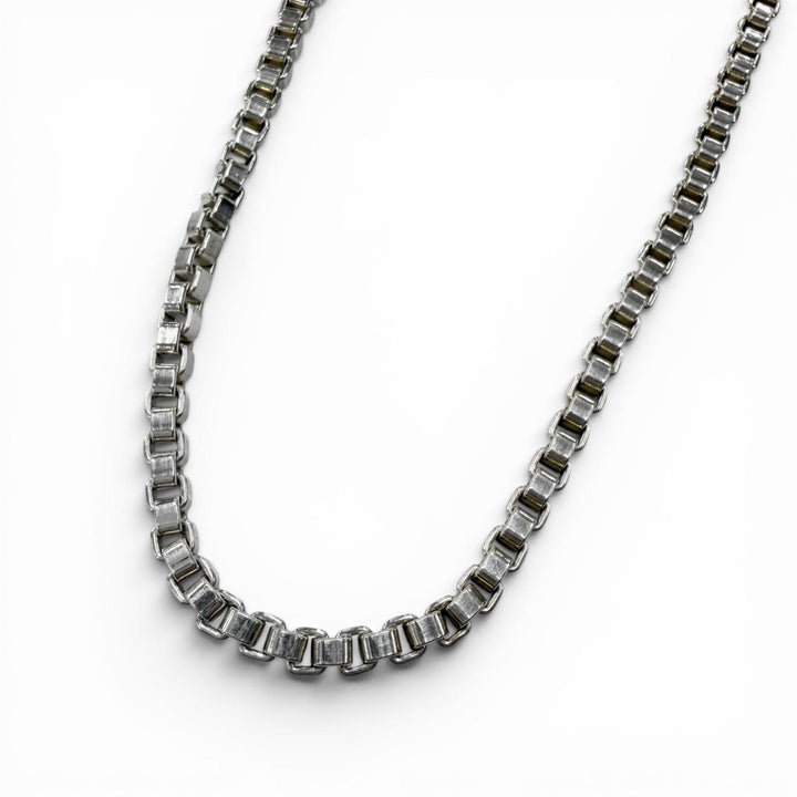 Excellent TIFFANY&Co. Necklace Venetian Long Chain Accessories Silver