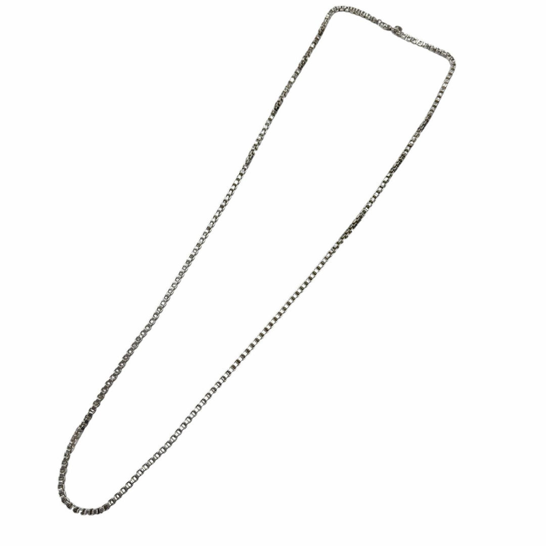 Excellent TIFFANY&Co. Necklace Venetian Long Chain Accessories Silver