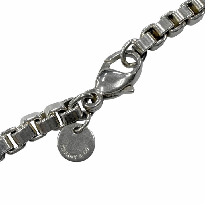 Excellent TIFFANY&Co. Necklace Venetian Long Chain Accessories Silver