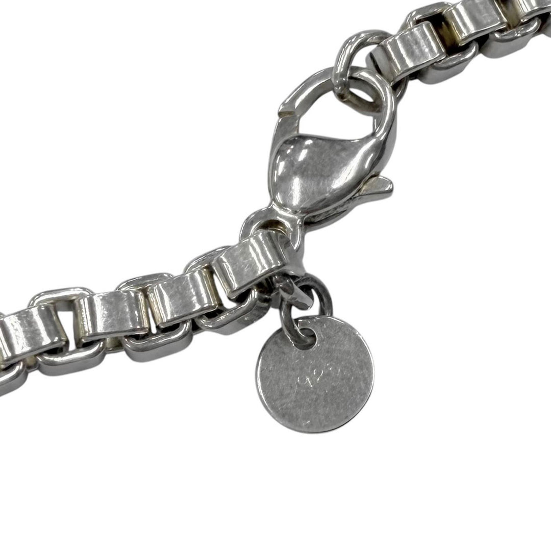 Excellent TIFFANY&Co. Necklace Venetian Long Chain Accessories Silver