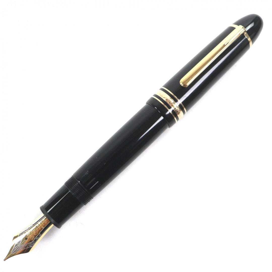 Great MONTBLANC fountain pen Meisterstück 149 white star black 18K mens