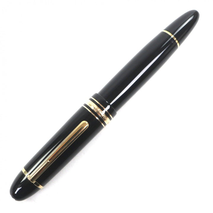 Great MONTBLANC fountain pen Meisterstück 149 white star black 18K mens