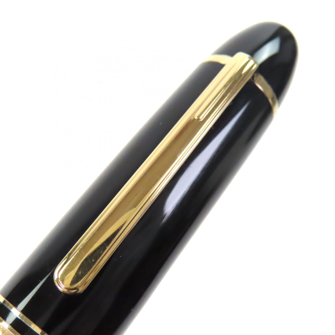 Great MONTBLANC fountain pen Meisterstück 149 white star black 18K mens