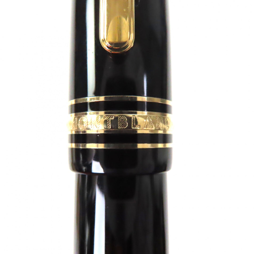 Great MONTBLANC fountain pen Meisterstück 149 white star black 18K mens