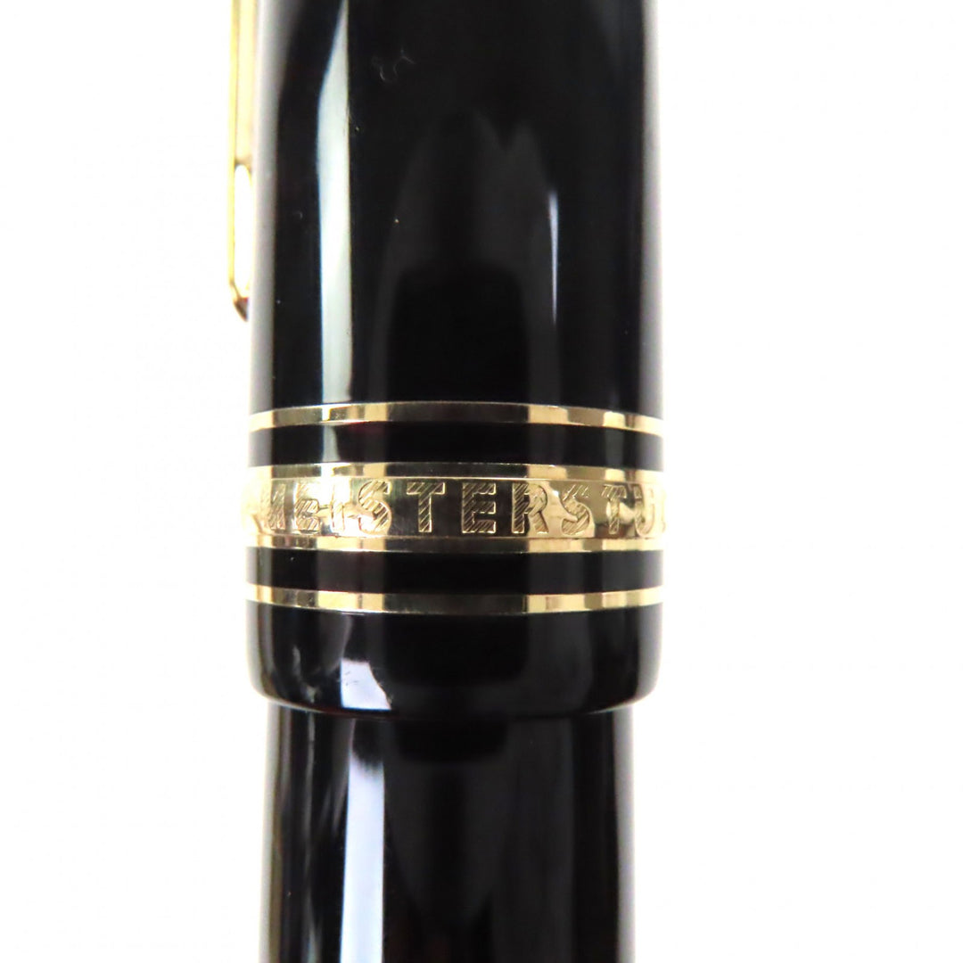 Great MONTBLANC fountain pen Meisterstück 149 white star black 18K mens