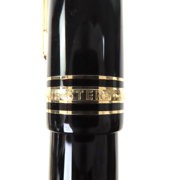 Great MONTBLANC fountain pen Meisterstück 149 white star black 18K mens