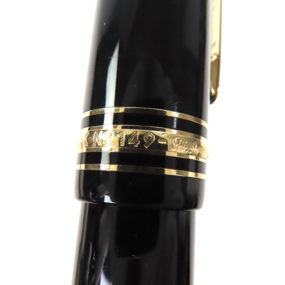 Great MONTBLANC fountain pen Meisterstück 149 white star black 18K mens