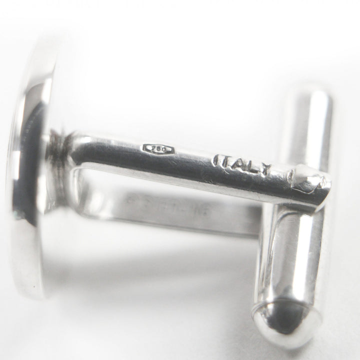Great TIFFANY&Co. Cufflinks cufflinks Circle motif combination Silver SV925 mens