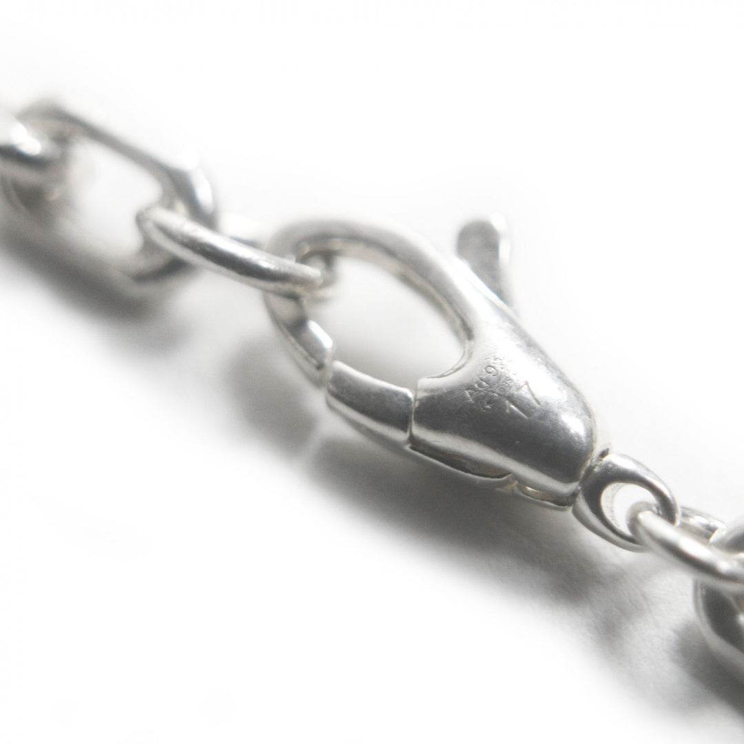 Very Good GUCCI bracelet Interlocking G Accessory Chain Silver SV925 mens 796351