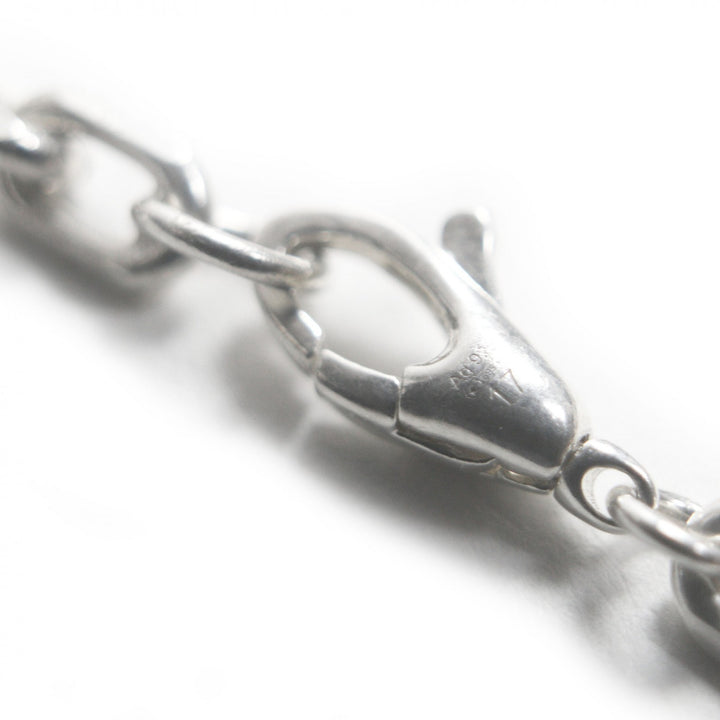 Very Good GUCCI bracelet Interlocking G Accessory Chain Silver SV925 mens 796351
