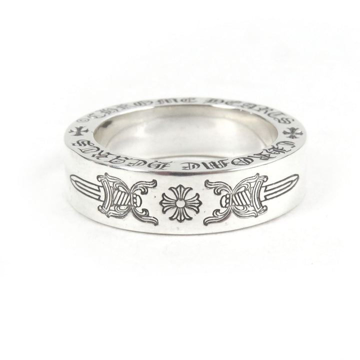 Great CHROME HEARTS Ring Spacer Dagger Plus Silver SV925 mens