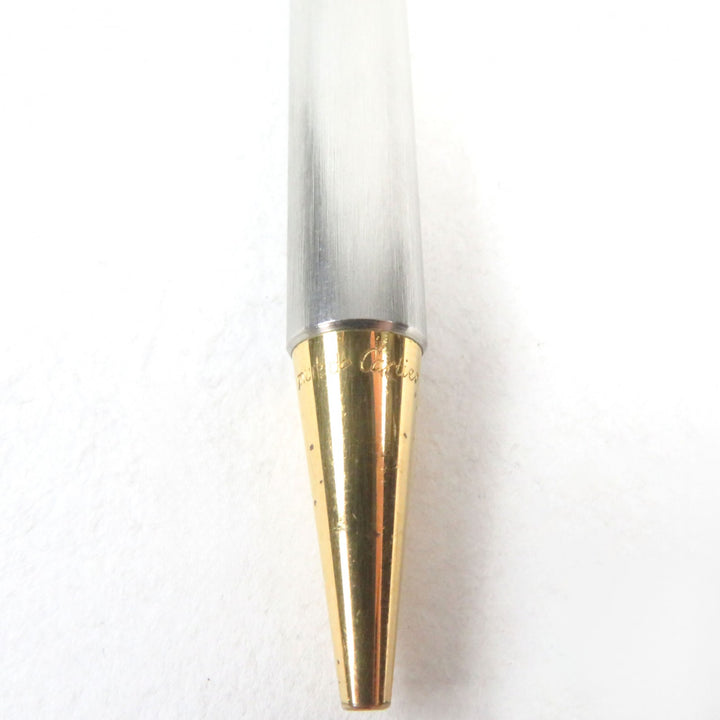 Very Good Cartier Ballpoint pen Santos de Cartier Logo engraving, twist style