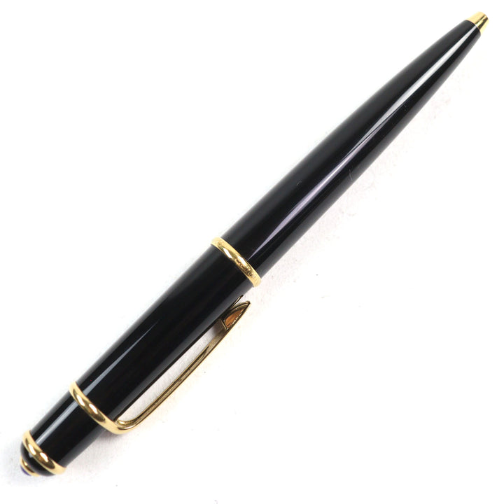 Very Good Cartier Ballpoint pen Diaboro de Cartier Logo engraved, blue gemstone