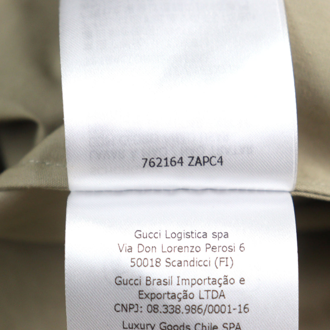 Excellent GUCCI Long sleeve shirt Embroidered logo, button-down, with pocket 52 762164