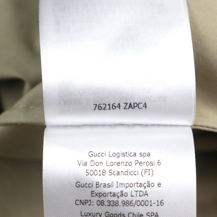 Excellent GUCCI Long sleeve shirt Embroidered logo, button-down