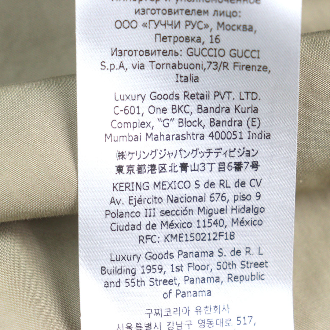 Excellent GUCCI Long sleeve shirt Embroidered logo, button-down