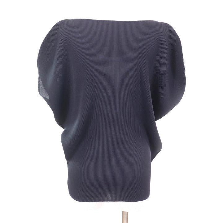 Excellent PLEATS PLEASE T-shirt Navy polyester Women 3 PP11-FK794