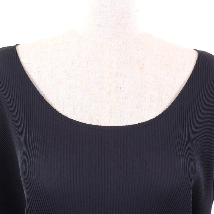 Excellent PLEATS PLEASE T-shirt Navy polyester Women 3 PP11-FK794
