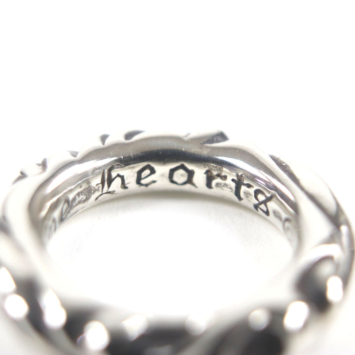 Excellent CHROME HEARTS Ring Scroll banding Silver 925 mens