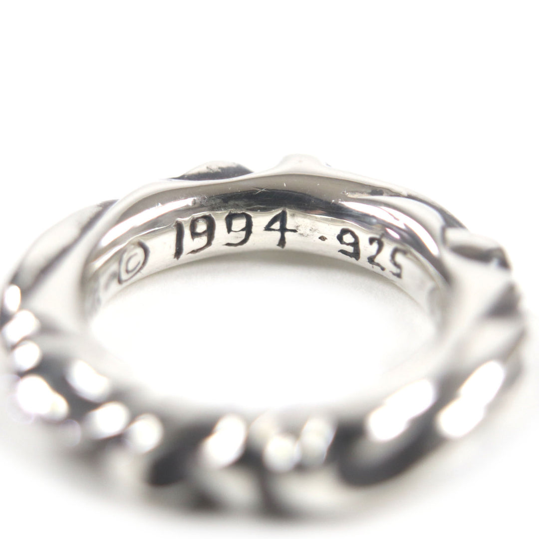 Excellent CHROME HEARTS Ring Scroll banding Silver 925 mens