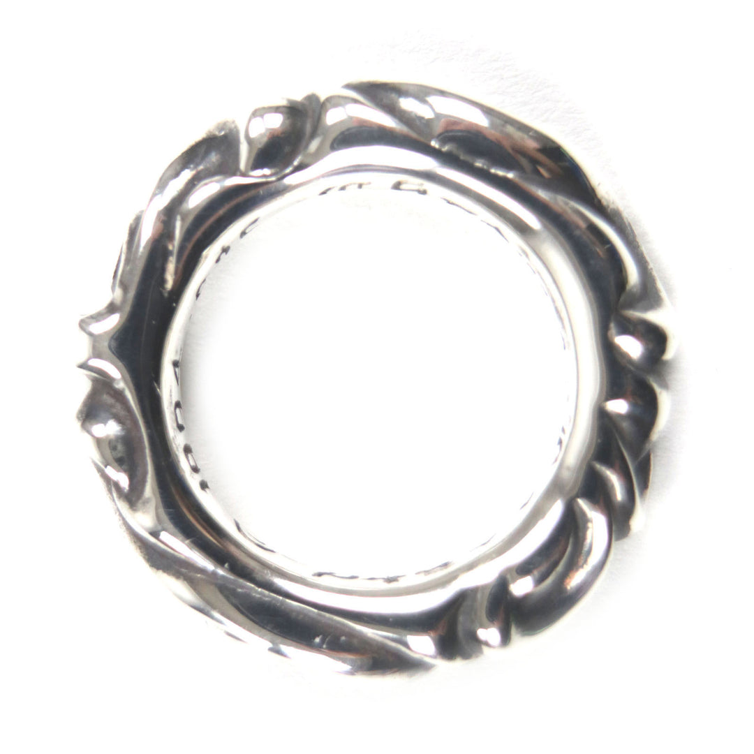 Excellent CHROME HEARTS Ring Scroll banding Silver 925 mens
