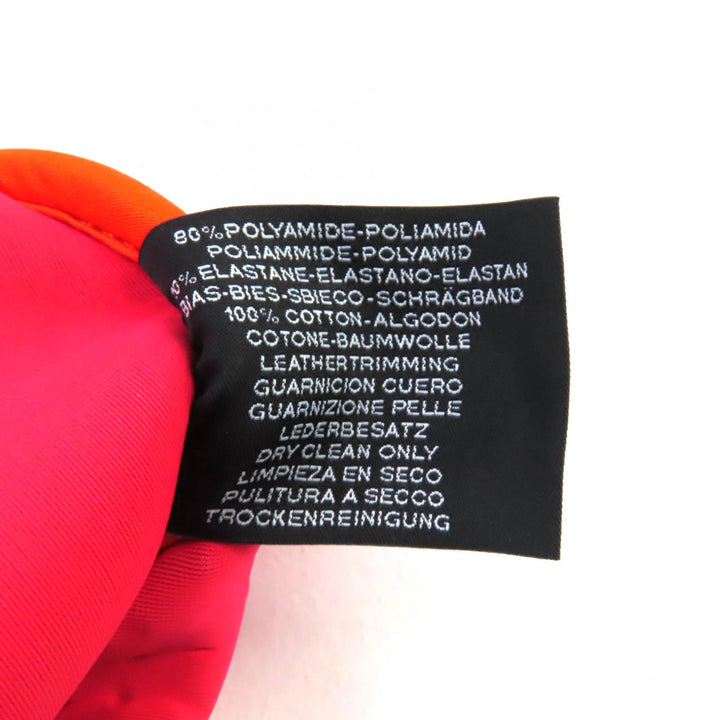 Pristine HERMES Pouch Neoban Zen Au Soleil PM Logo punching design polyamide Women