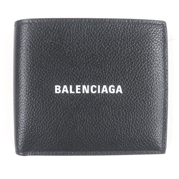 Pristine BALENCIAGA Bill Compartment Bifold Wallet compact wallet black leather mens