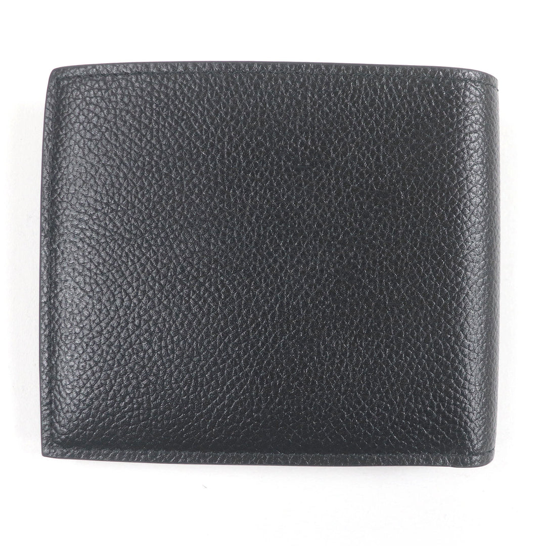 Pristine BALENCIAGA Bill Compartment Bifold Wallet compact wallet black leather mens