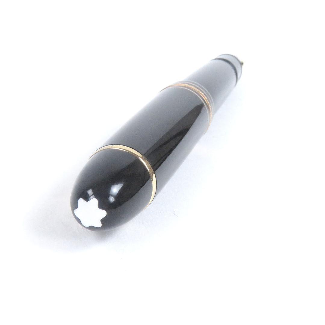 Excellent MONTBLANC fountain pen Meisterstck 149 Cap type Black gold 18K mens