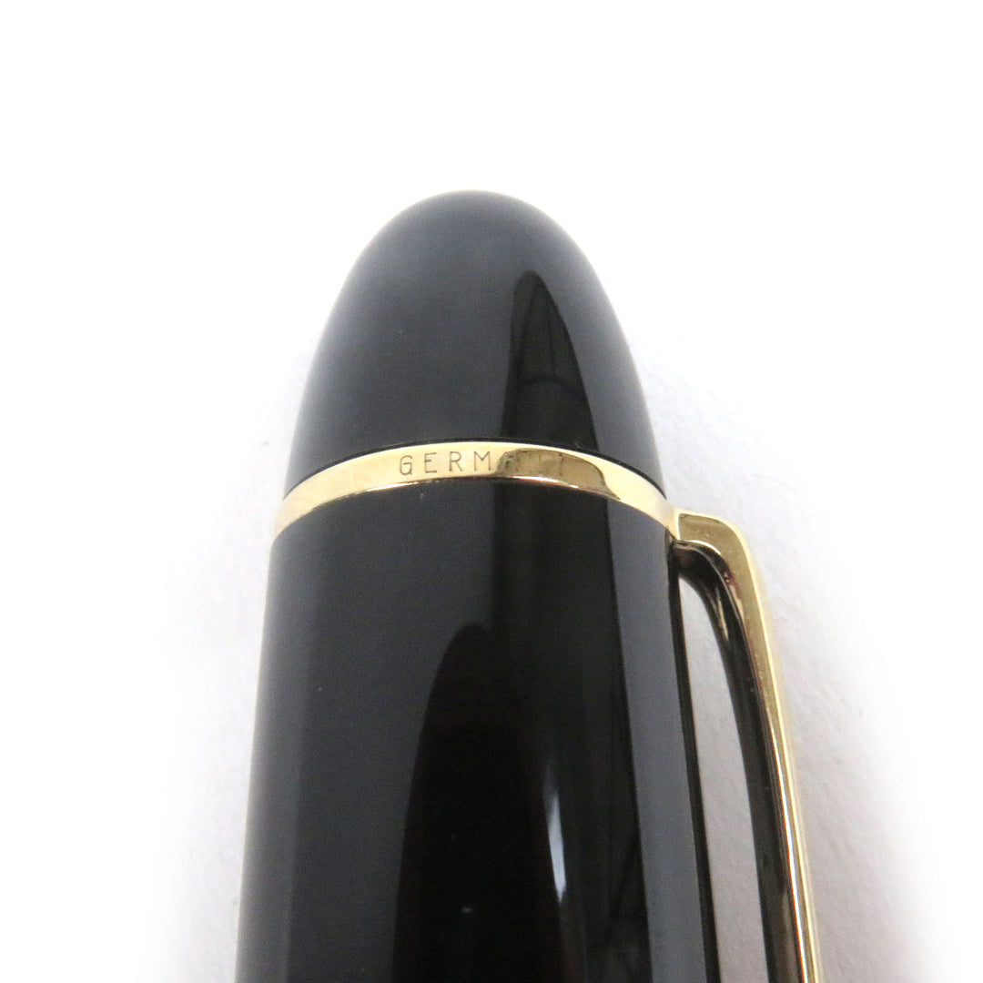 Excellent MONTBLANC fountain pen Meisterstck 149 Cap type Black gold 18K mens