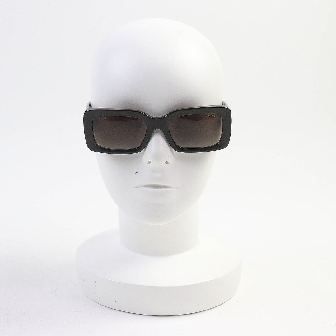 Excellent CHANEL sunglasses Rectangle Shape Current product COCO Mark Women 5534